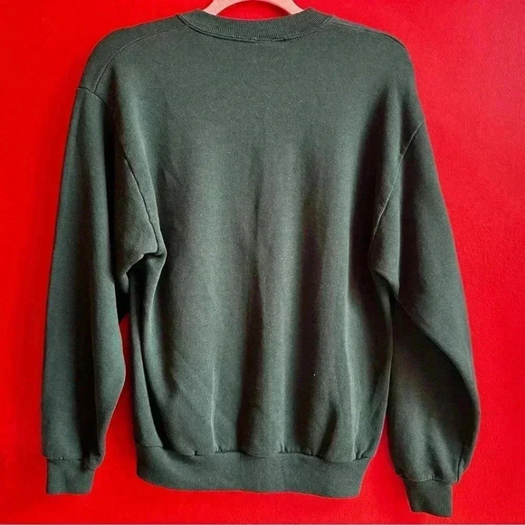 Vintage 90s Reindeer Christmas crewneck pullover sweater size Medium - Picture 5 of 7